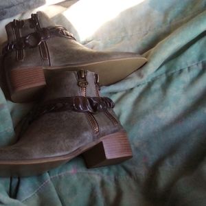 Corkys Chief Booties in Distressed Taupe